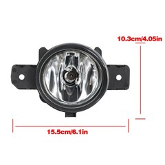 Pair Clear Lens Front Fog Lights for Altima 2013 2014 2015 Left Right