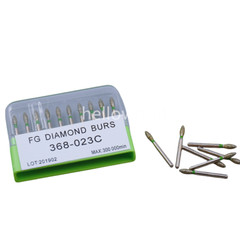 Dental Endo Diamond Burs FG Pointed Football 368/023C Coarse Grit High Speed