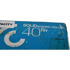 NEW HKK 40 RIV 10ft 240 Links ANSI Standard Single Strand Roller Chain