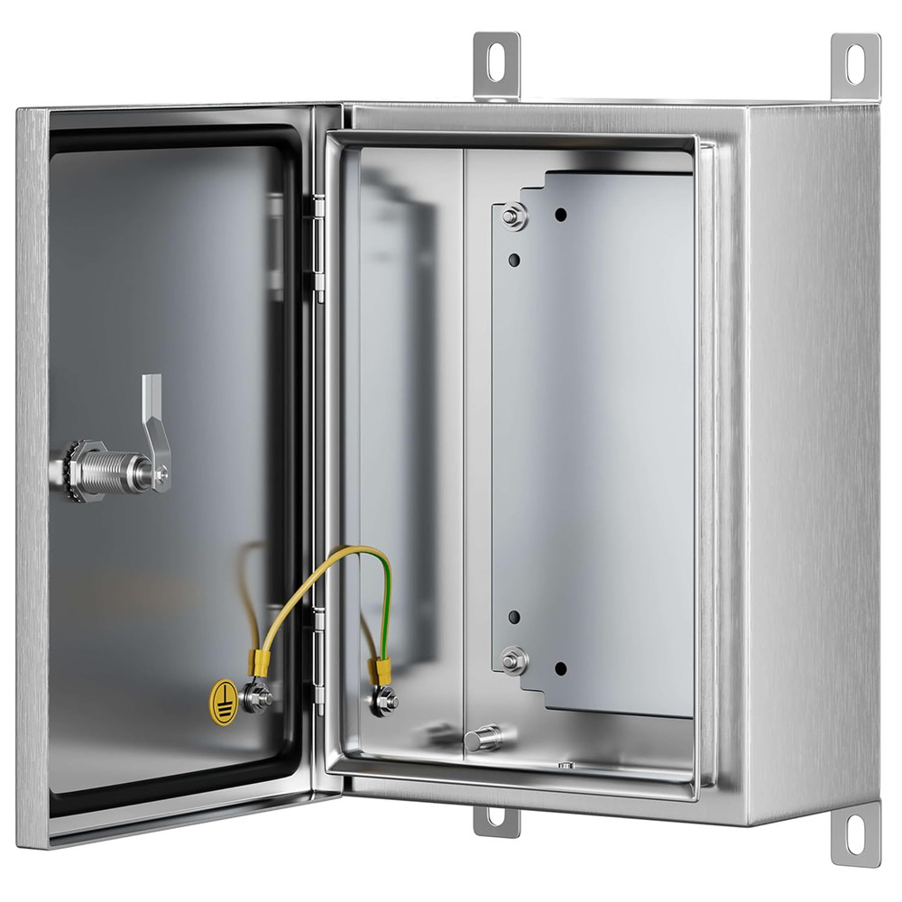 Stainless Steel Enclosure, IP65 Waterproof Electrical Box for Indoor and Outdoor