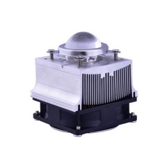 20w 50w 100W LED Aluminium Heat Sink Cooling Fan 44mm Lens + Reflector Bracket