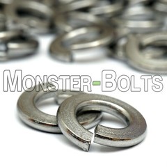 SAE Stainless Steel Split Lock Washers – #2 #4 #6 #8 #10 1/4″ 5/16″ US Inch 18-8