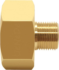2PCS Water Line Adapter, 3/4″GHT Female to 3/8″ Compression Male Reducer Conn…