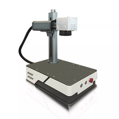 Raycus 50W 30W 20W Fiber Laser Marking Machine Silver Metal Engraving Lightburn