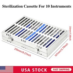 Stainless Sterilization Cassette cassette Signature 10 Instrument Capacity