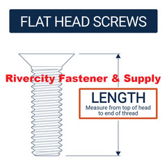 5/8-11×2-1/2 Flat Head Socket Allen Head Bolts 5/8 x 2-1/2 Screws 5/8×11 x 2-1/2
