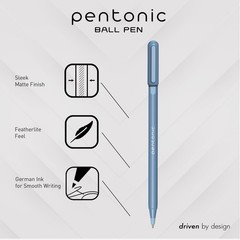 Pentonic 15 Count Multicolor Ballpoint Pens Fine Point 0.7mm Assorted Colors