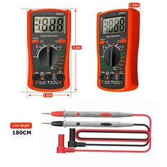 Digital Multimeter Voltmeter DM850 AC DC Ammeter Ohmmeter Volt Meter Tester Ohm