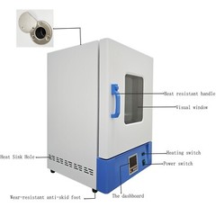 Electrothermal Incubator Drying Heat Treatment Wax Melting Oven LED Display 40L