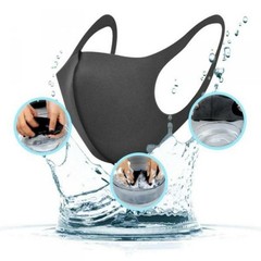 10 Black Face Masks ~ One Size Fits Most, NEW