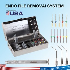 Dental Root Canal File Extractor Broken Files Removal Kit Endo Rescue Retrieval