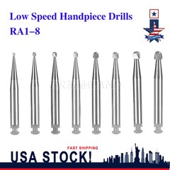 ClassA Dental Carbide Burs Tungsten Steel Drills Fit Low Speed Handpiece RA1-RA8