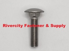 M8-1.25×35 Stainless Carriage Bolts M8x1.25 x 35 Screws 8mm x 1.25 x 35mm Bolt