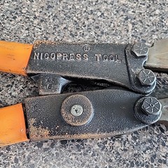 Vintage NICOPRESS 63V-XPM Hand Swaging Tool 63VXPM National Telephone Supply Co.