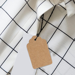 1000Pcs Price Tags, Brown Clothing Tagsfor Retail, Small Kraft Blank Tag for Lab
