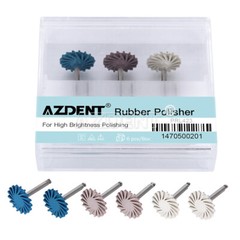 AZDENT Dental Composite Diamond Polishing Burs Disc Coarse/Medium/Fine RA 2.35mm
