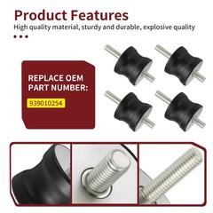 4Pcs Shock Mount 939010254 For Multiquip MVC-64VH/VHW MVC80VH/VHW MVC82VH/VHW