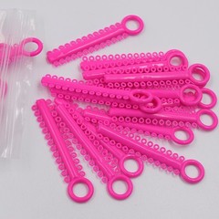 1040Pcs Dental Ligature Rubber Ties Orthodontic Elastic Bands Braces 6 Color