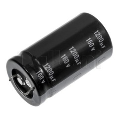 160V 1200uF 105C 25x45mm Original Nichicon Snap In Electrolytic Capacitor