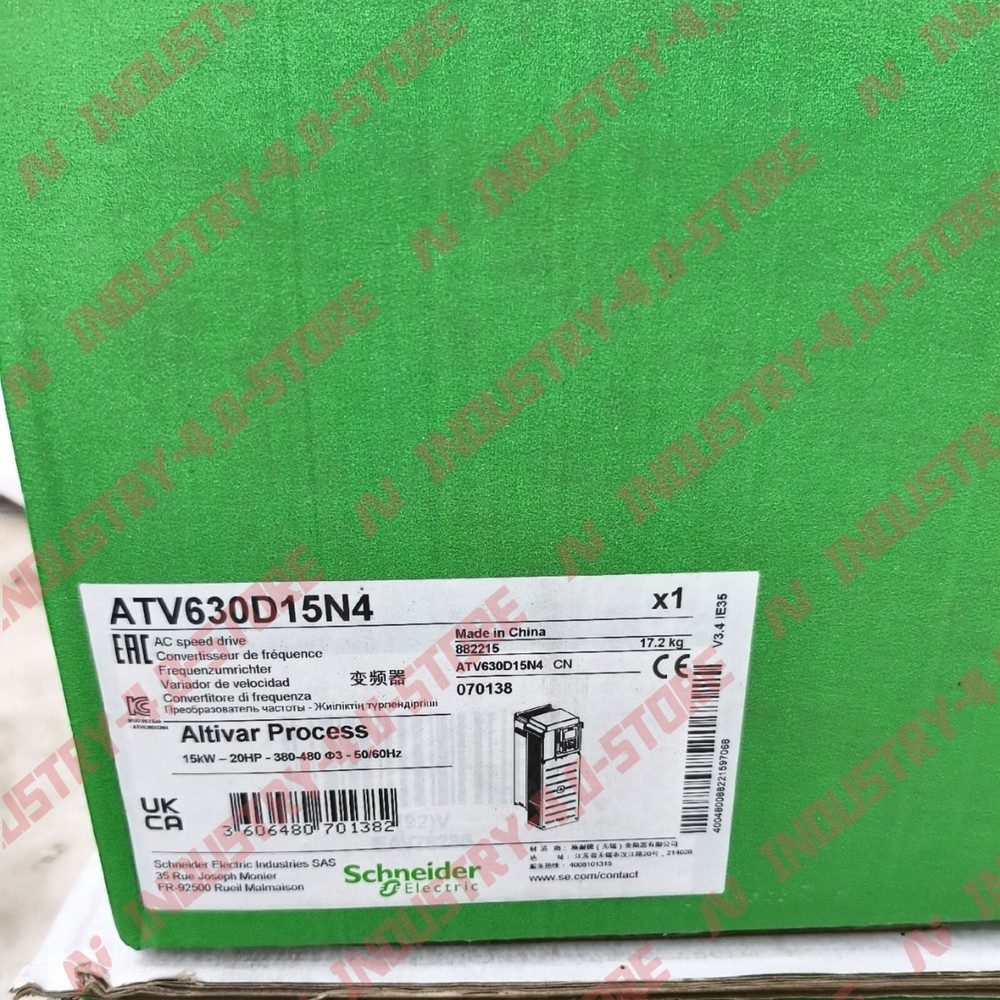 1 PCS New Schneider ATV630D15N4 15kW 380-480V Inverter