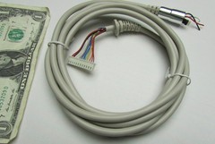 New 12-Conductor Round Stranded Control Cables, Cords Strain Relief 22 & 26 AWG