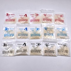 Dental Orthodontic Elastics Rubber Bands Free Latex Braces 15 Sizes For Choice