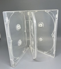 ONE Top Quality Original Scanavo 22mm Multi 6 DVD Case, Clear, DVD6/ONET.PB3.KR