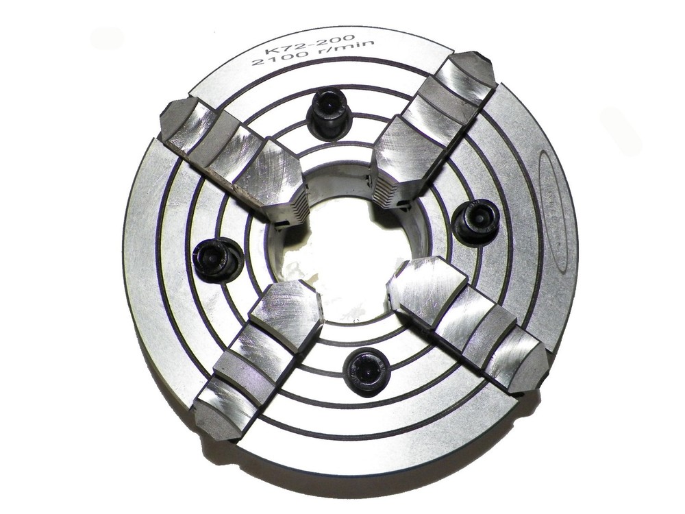 8″ 4 Jaw Independent Lathe Chuck in Premier Quality Semi Steel