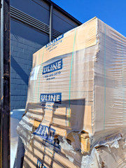 120-SKID 24” x 24” x 10″ Corrugated Boxes 200 LB. TEST Single Wall S-4908