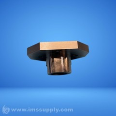 3 inch x 2 inch x 2 inch Steel Threaded Flange Mount Base FNIP