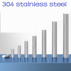 A2 STAINLESS STEEL FULLY THREADED ROD BAR STUDDING THREAD M2 M3 M4 M5 M6 M8-M20