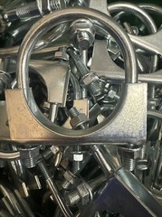 Exhaust Muffler U-Bolt Clamp HEAVY DUTY 2-1/2” QTY 70 Pieces New Zinc