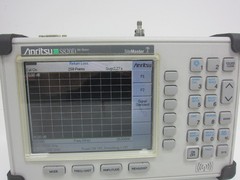 Anritsu SiteMaster S820D Cable & Antenna Analyzer,K(f), 20GHz,34RKNF50,w/Cal kit