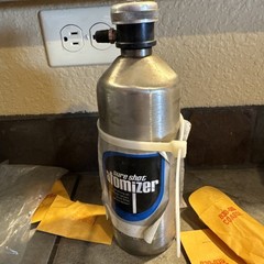 Vintage Sure Shot Refillable Aerosol Sprayer Stainless Steel Nozzles Seal Tubes