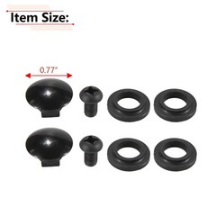 2pcs Rear Quarter Glass Window Latch Bolt Kit 03-17 Toyota Sienna