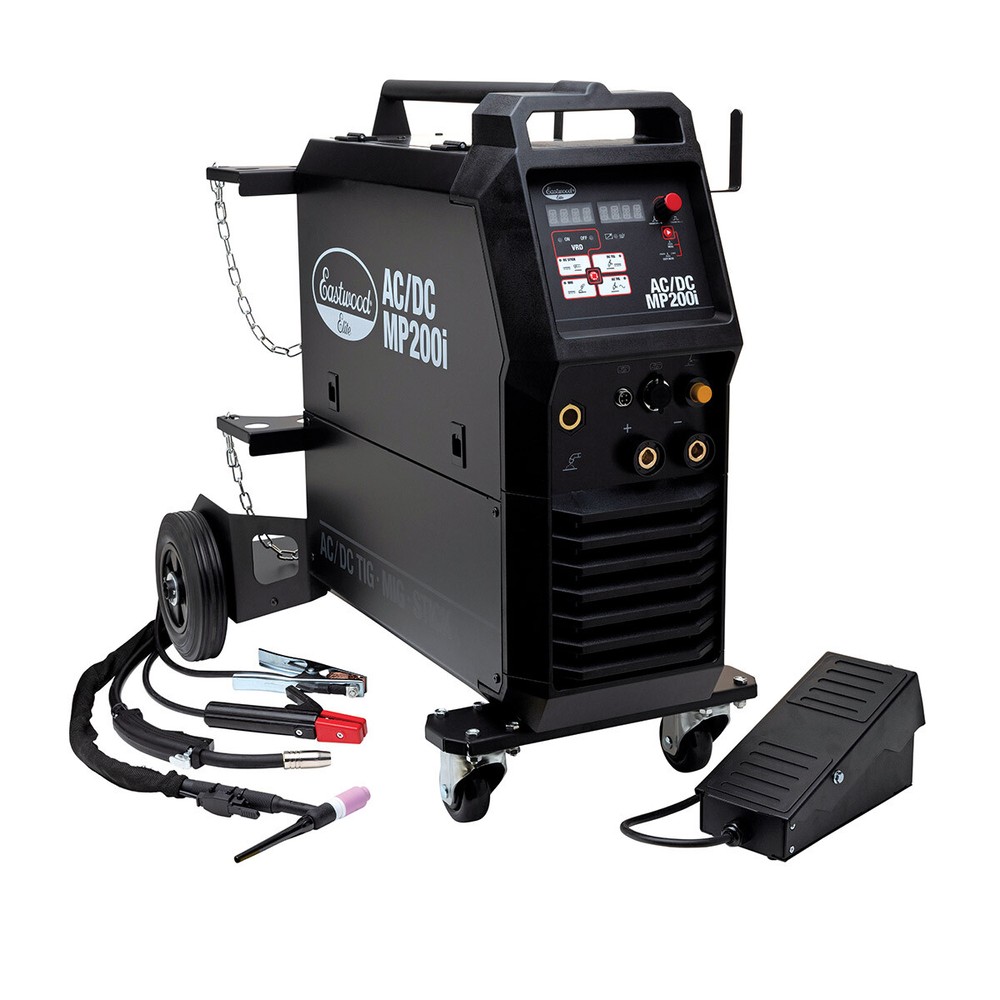 Eastwood Elite 200 Amp Multi-Process AC/DC MP200i Welder TIG MIG Stick Welding