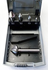 RUKO Countersink Set Type C 82° HSS Inch Dimensions – 5 pcs. 102193 RO Germany