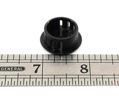 3/4″ Hole Nylon Locking Panel Plugs Black/White Dome Cover 15/16″ Top Width