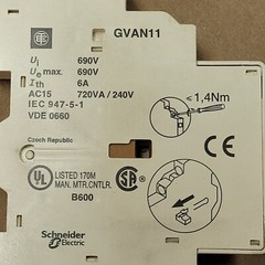 TELEMECANIQUE SCHNEIDER ELECTRIC GVAN11 CONTACT BLOCK
