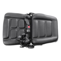 NEW UNIVERSAL FORKLIFT SEAT FITS CLARK CAT HYSTER YALE TOYOTA MITSUBISHI BLACK