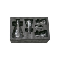 Premium Flask Set – 50, 100, 250, 500, 1000ml – Borosilicate Glass – Eisco Labs
