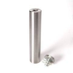 Stainless Steel Standoff 1-1/4 Inch Diameter x 6 Inch Barrel Length Brushed