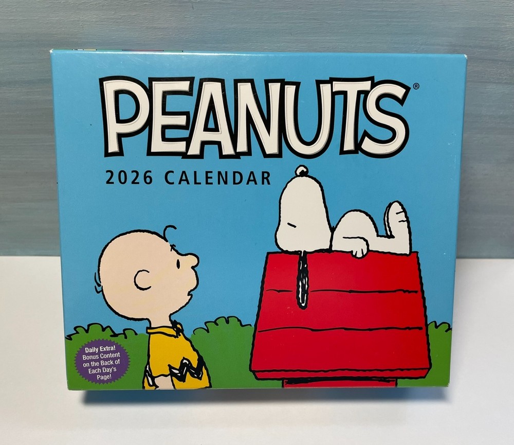 PEANUTS 2026 Day-to-Day CALENDAR Full-Color Peanuts Comic Strips Andrews McMeel
