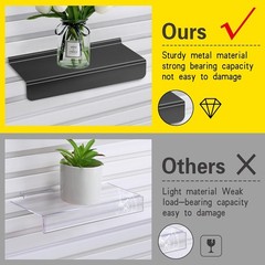 Slatwall Shelves Slatwall Panel Accessories Floating Slat Wall Shelf Shelves for