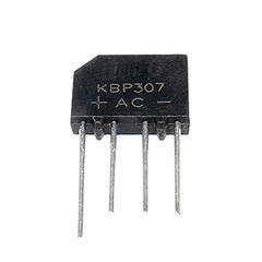 Bridge Rectifier 3 x KBP307 Full Wave 700Volts 3Amp Three Flat Rectifiers