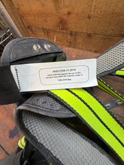 Safewaze PRO+ FS-FLEX253 XL Full Body Fall Harness XL OSHA ANSI 2020