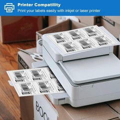 100 Sheets of Self-Adhesive Shipping Labels – 600 Count, 3-1/3″ x 4″