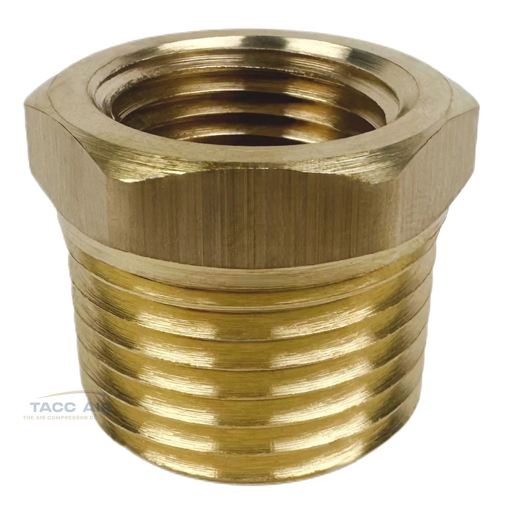 1/2″ Male x 3/8″ Female NPT Hex Reducer Bushing Adapter Pipe Reducing Fitting