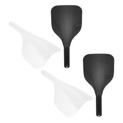 4 Pcs Hair Spray Mask Shield Face Makeup Hood Silicone Masks
