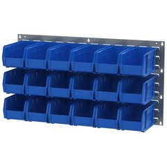 Akro-Mils 30636 Steel Louvered Panel, 36 In W X 5/16 In D X 20 In H, Gray